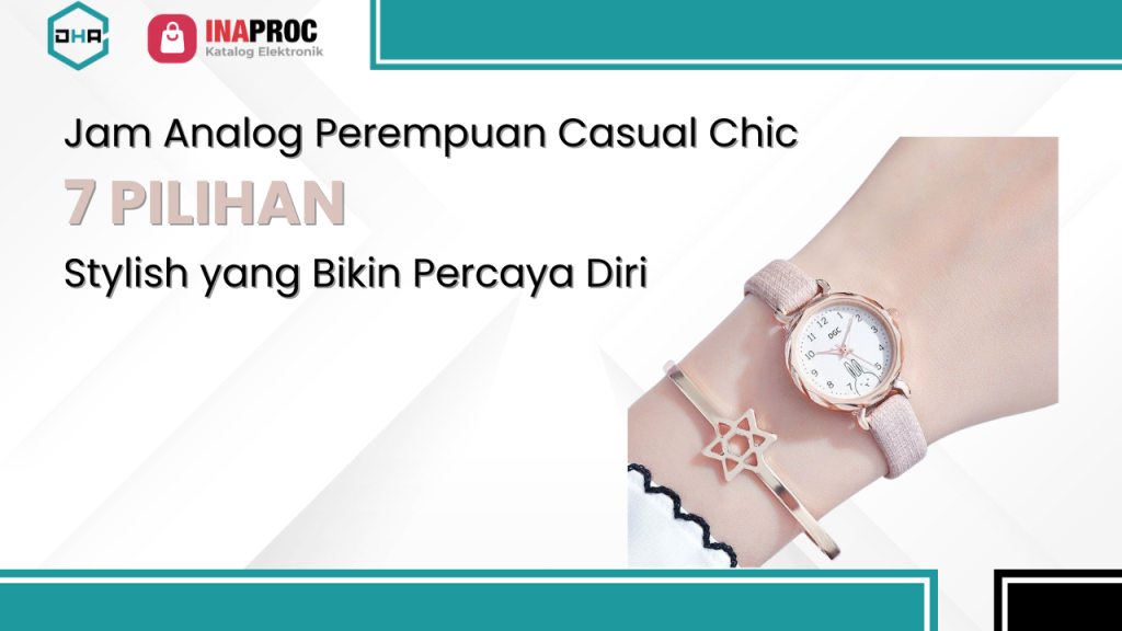 jam analog perempuan casual chic