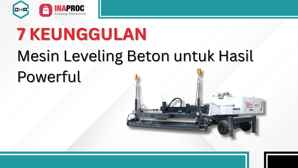 mesin leveling beton