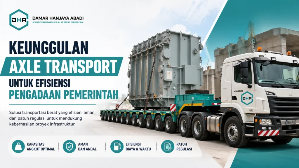 Ilustrasi keunggulan axle transport oleh Damar Hanjaya Abadi