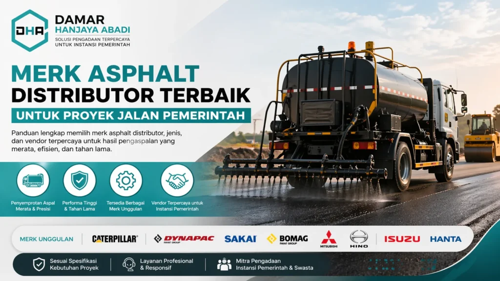 Ilustrasi merk asphalt distributor terbaik untuk proyek jalan pemerintah dengan vendor terpercaya