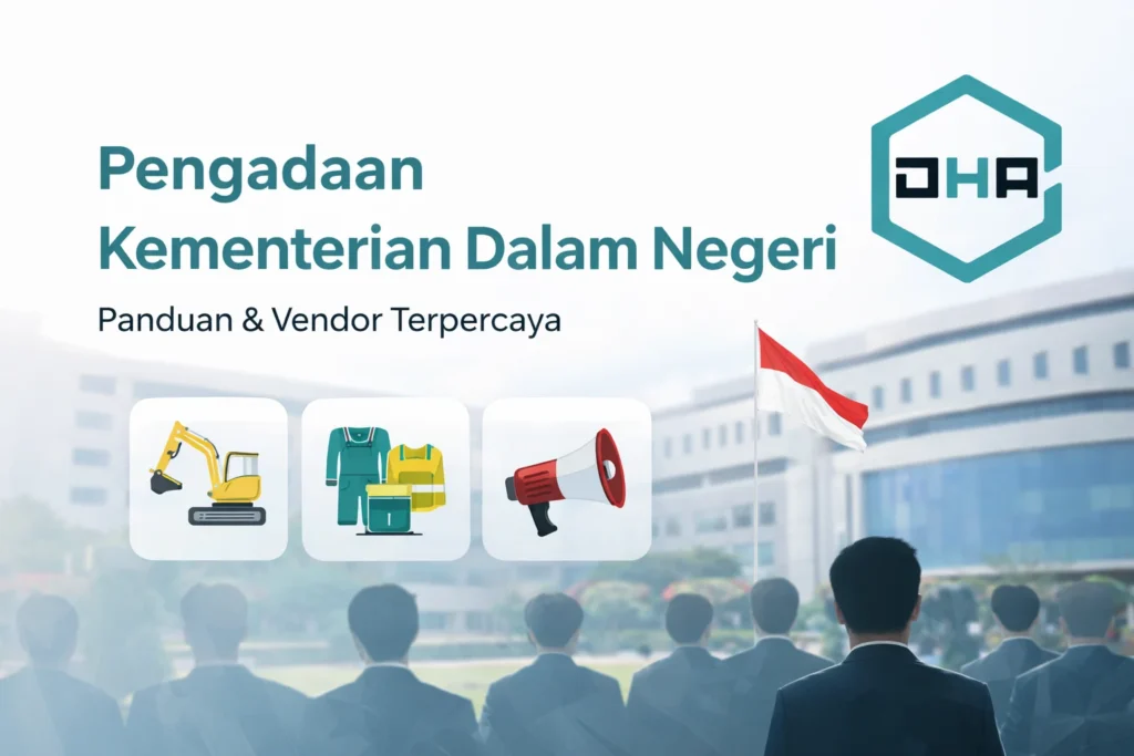 Ilustrasi pengadaan Kementerian Dalam Negeri dengan vendor profesional