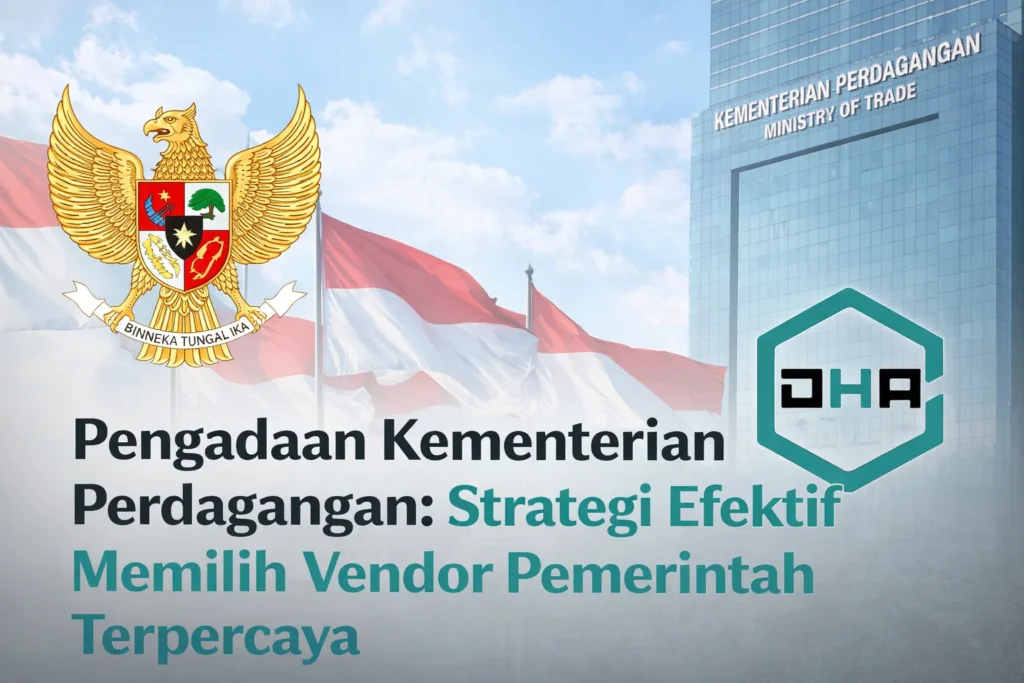 Ilustrasi pengadaan Kementerian Perdagangan dan pemilihan vendor pemerintah terpercaya
