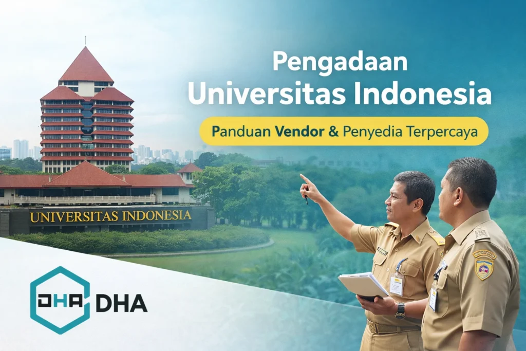 Pengadaan Universitas Indonesia bersama vendor dan penyedia terpercaya Damar Hanjaya Abadi untuk instansi pemerintah