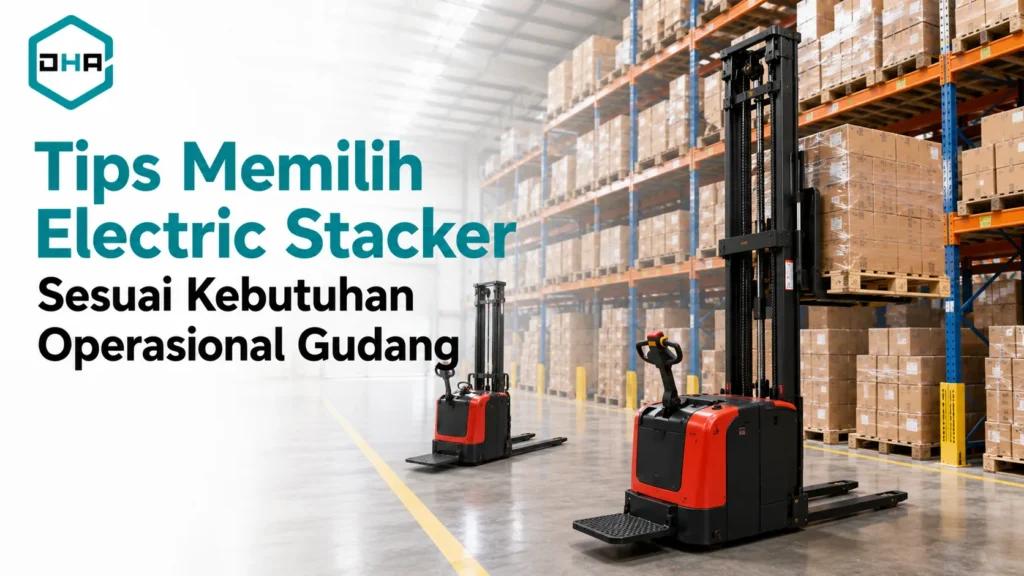 Tips memilih Electric Stacker sesuai kebutuhan operasional gudang untuk meningkatkan efisiensi material handling.