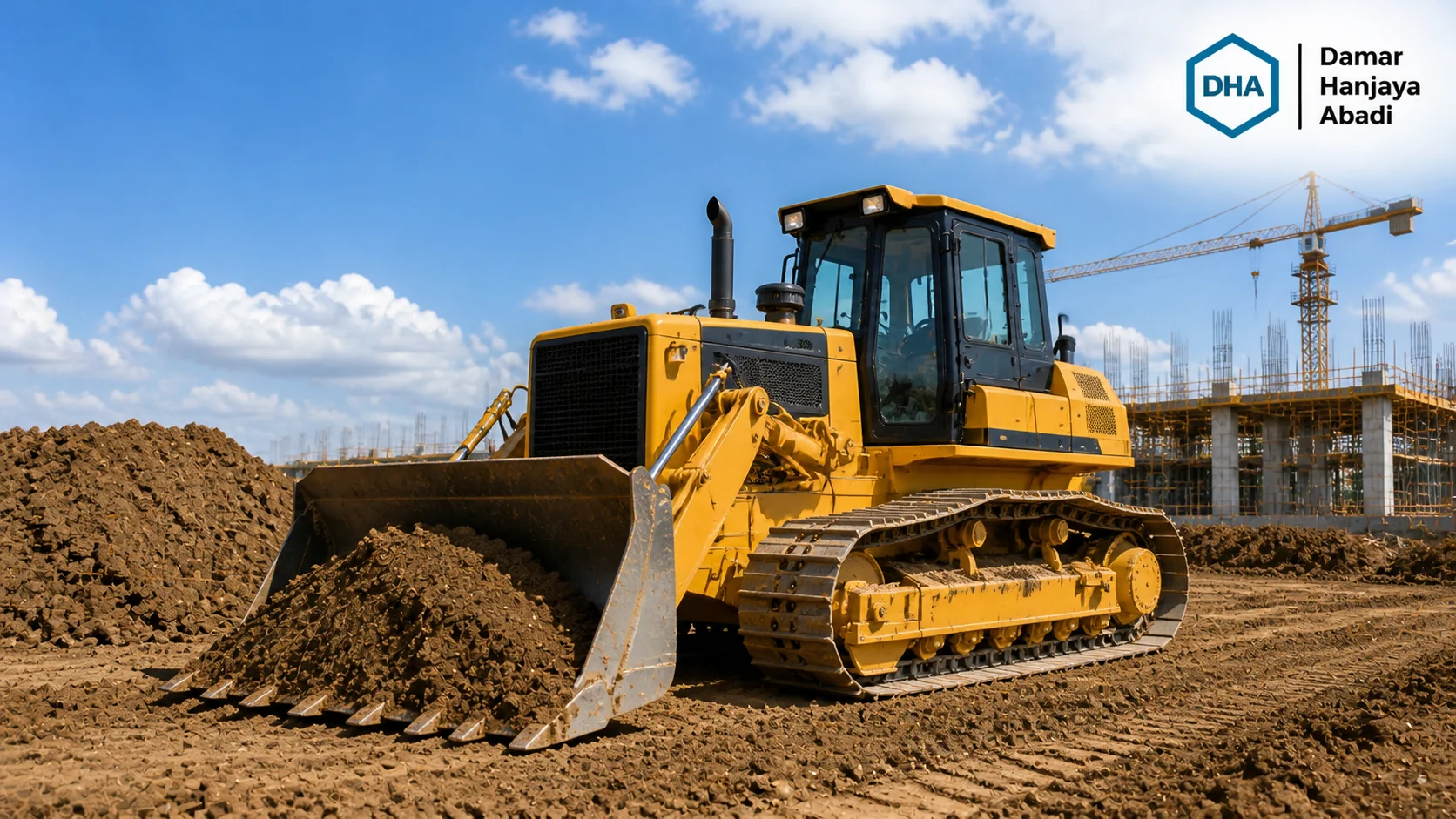 Pengadaan bulldozer loader pemerintah untuk kebutuhan pekerjaan konstruksi dan pemindahan material proyek