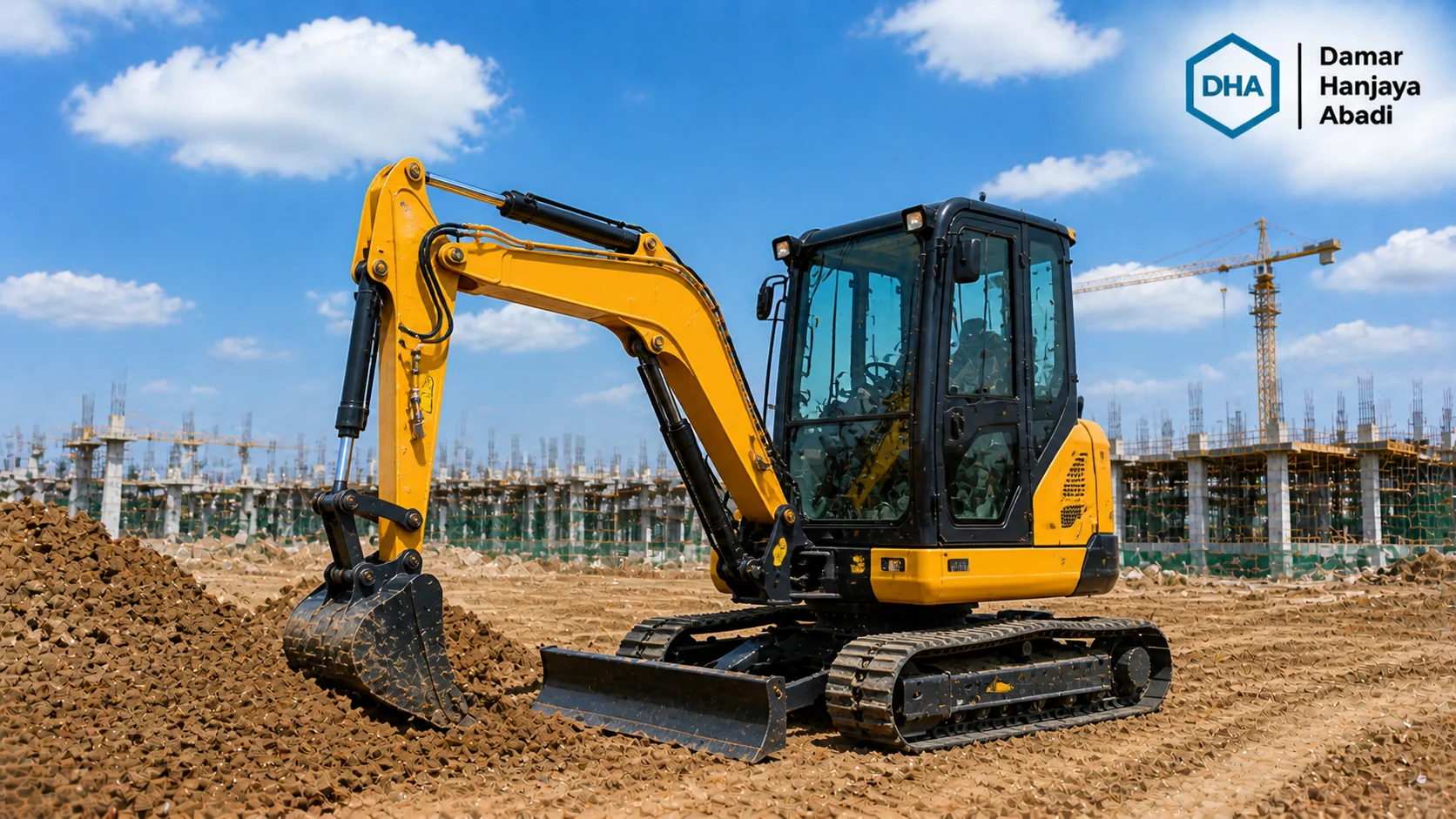 Pengadaan mini excavator pemerintah untuk kebutuhan pekerjaan konstruksi, penggalian, dan pemindahan material proyek