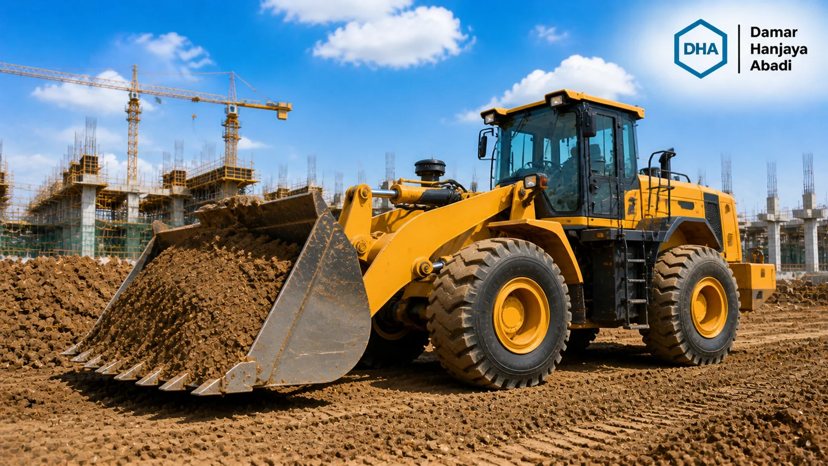 Pengadaan wheel loader pemerintah untuk kebutuhan pemindahan material dan pekerjaan konstruksi proyek
