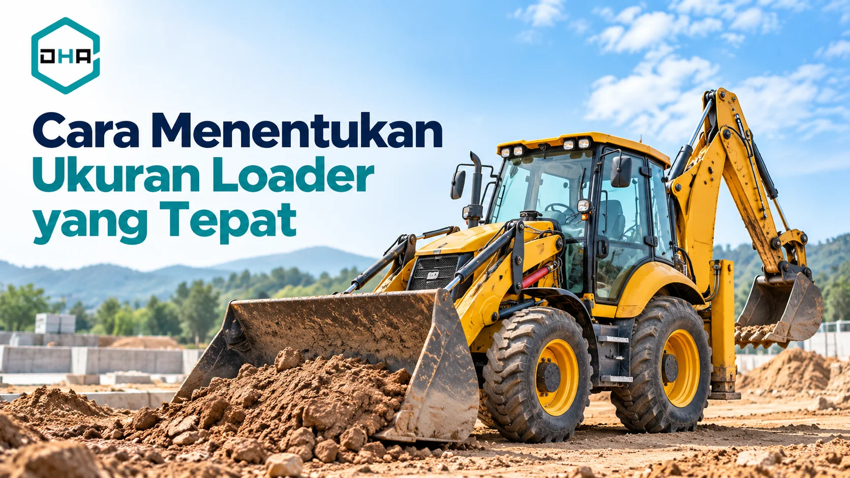 Backhoe loader INAPROC untuk kebutuhan pekerjaan konstruksi dan operasional lapangan.