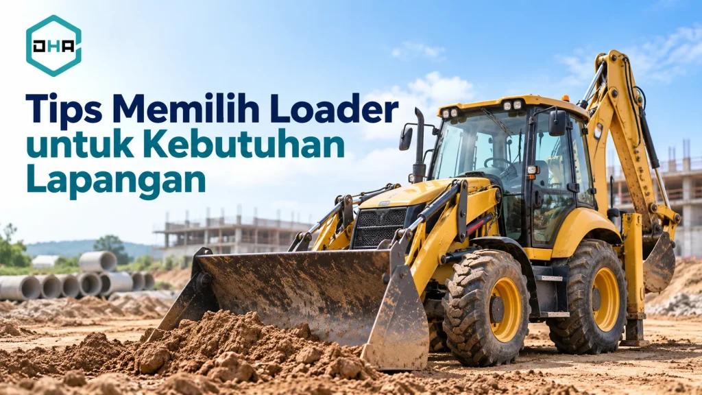 Supplier backhoe loader LKPP untuk kebutuhan alat berat di berbagai kondisi lapangan.