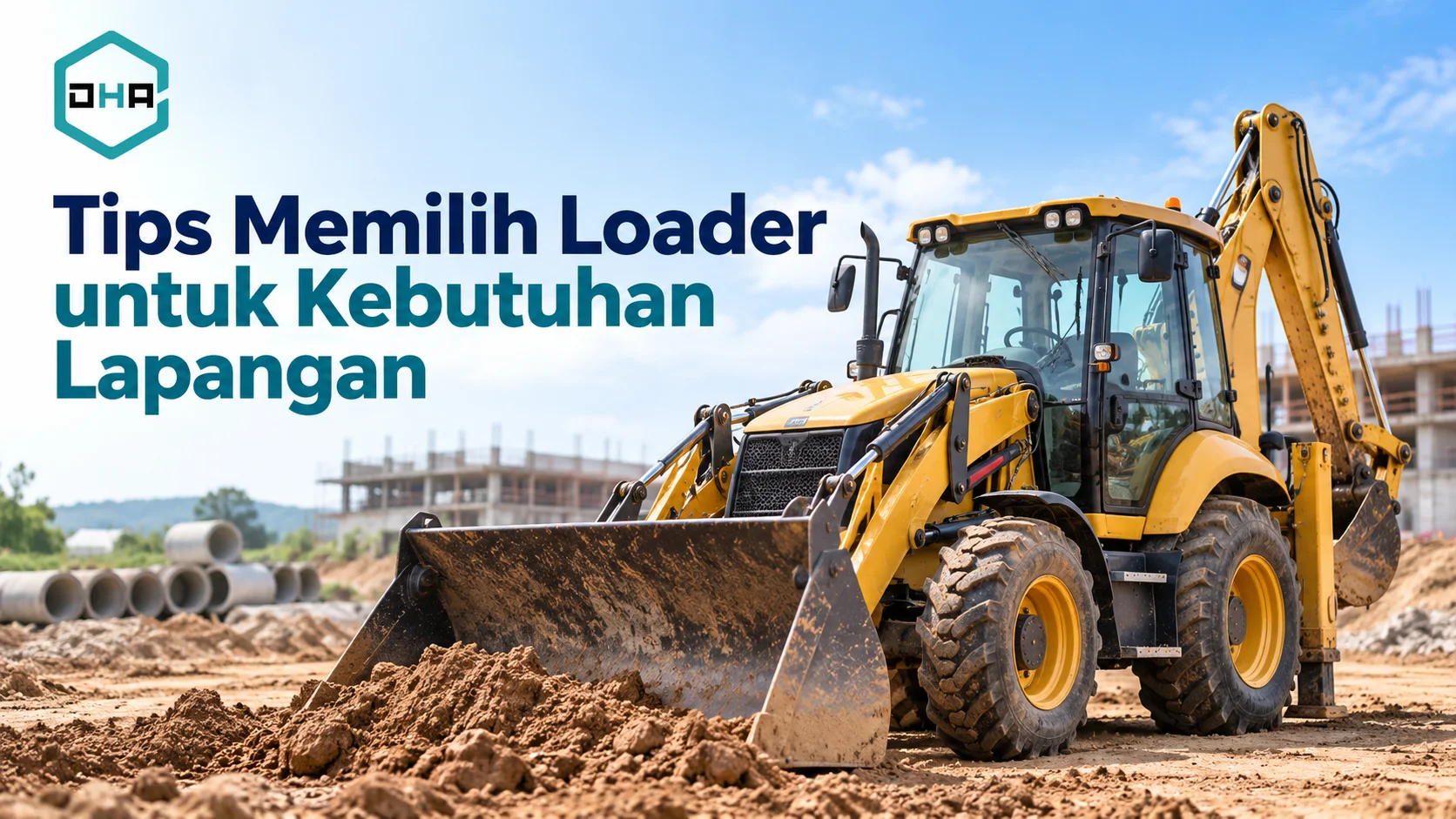 Supplier backhoe loader LKPP untuk kebutuhan alat berat di berbagai kondisi lapangan.
