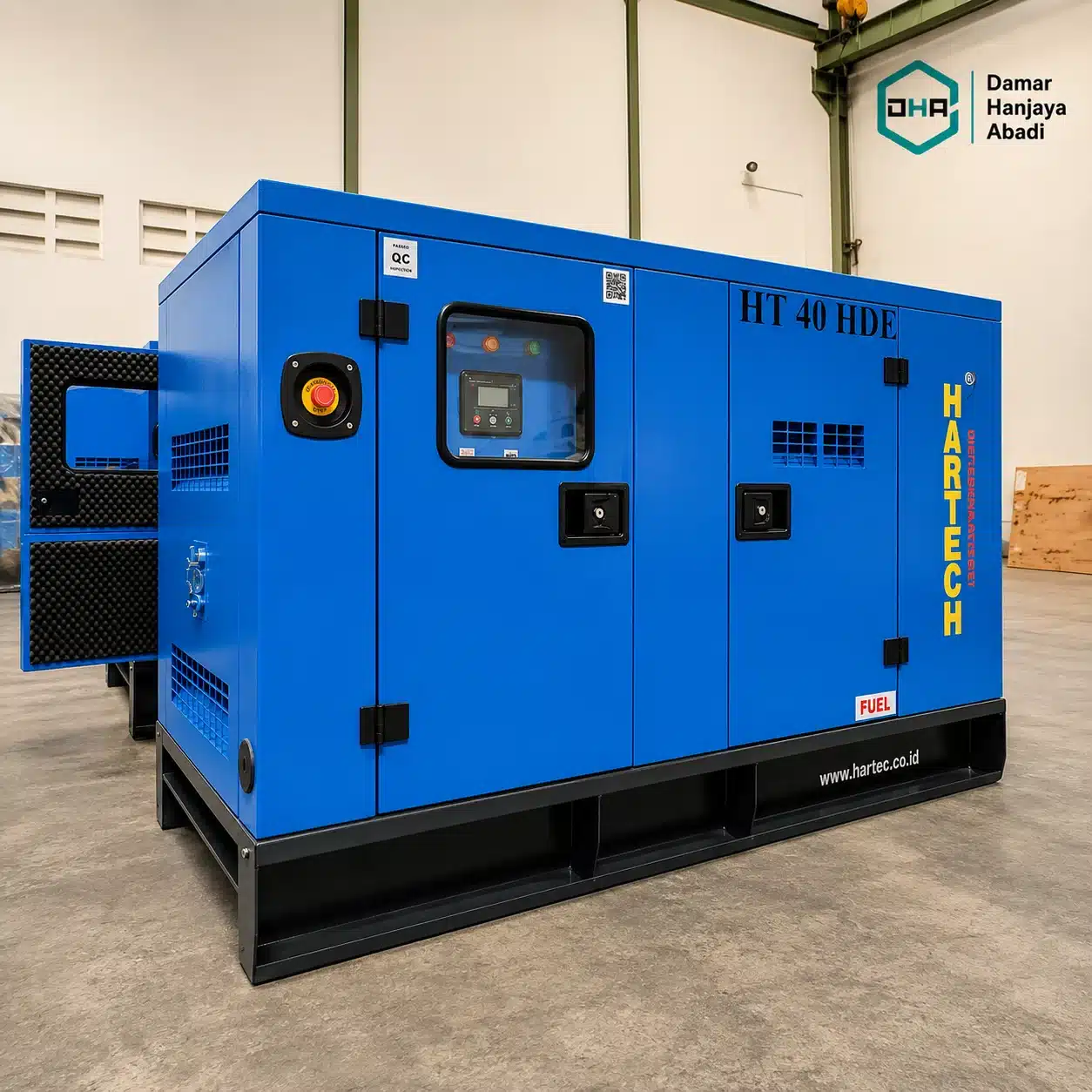 genset industri silent kapasitas besar untuk vendor genset industri proyek pemerintah INAPROC