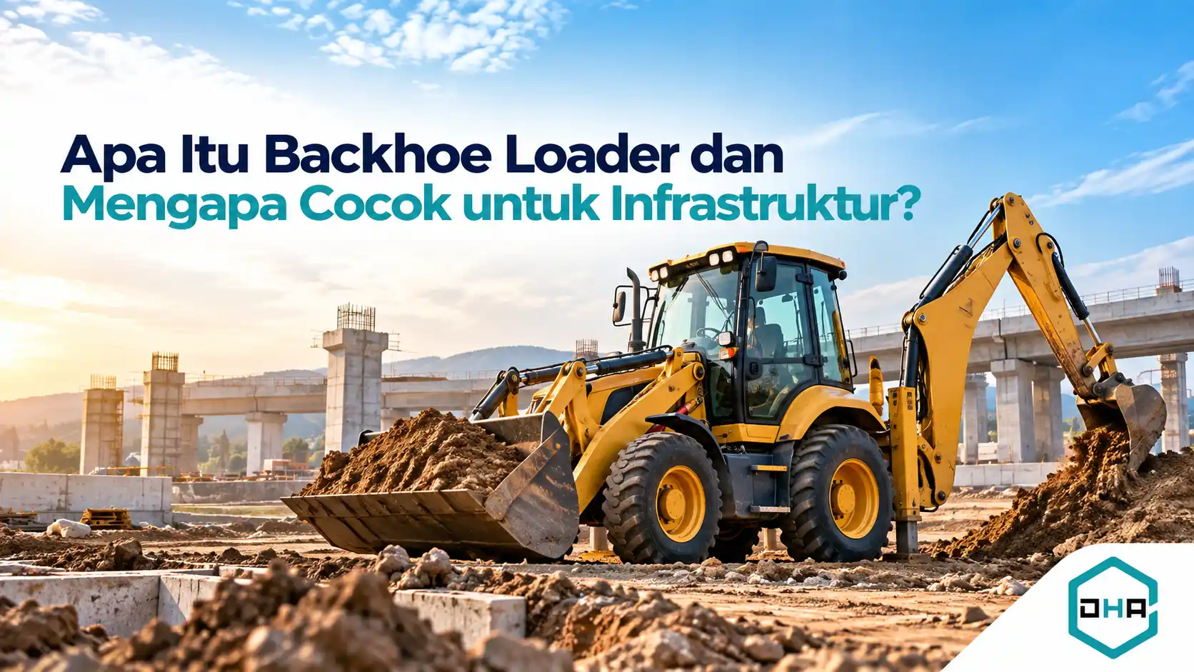 Unit alat berat penggali dan pemuat untuk pengadaan backhoe pemerintah proyek infrastruktur