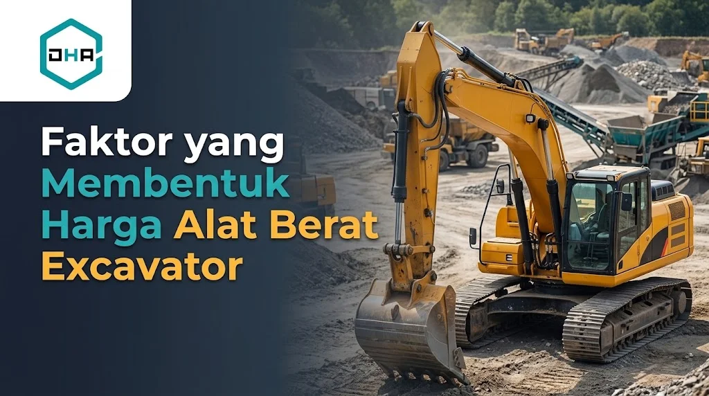 Faktor yang mempengaruhi berapa harga alat berat excavator terkini