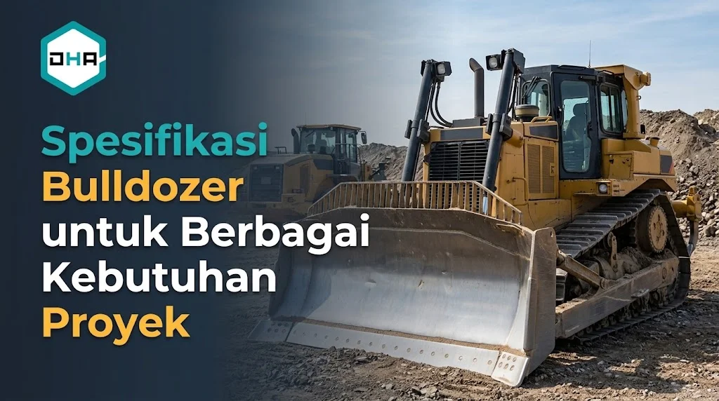Proses pengadaan bulldozer pemerintah untuk pembangunan infrastruktur